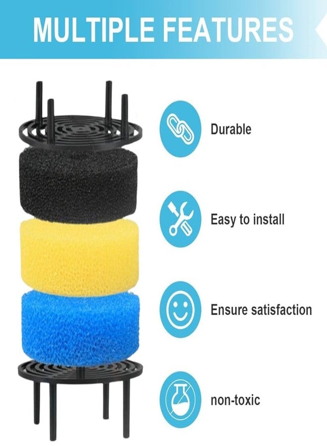VAYINATO Sun-Sun HW-603B Canister Filter Spare Sponges | 3-Piece Multi-Color Set with Varying Porosity | Mechanical & Biological Filtration for Aquarium Filters - Image 4